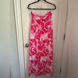 Strapless maxi sundress